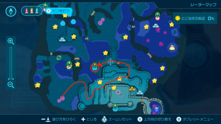 海底リゾートの場所マップ