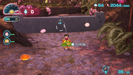 爆弾岩で壁壊す