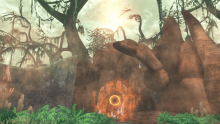 荒地」（ジャモアの野営地）