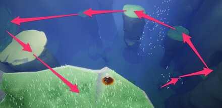 各高台を経由して上を目指す