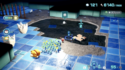 記憶の1ピース（左端）の場所の見た目