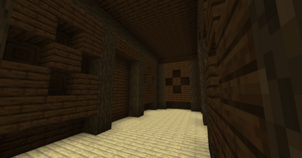 マツの木材の模様入りの部屋