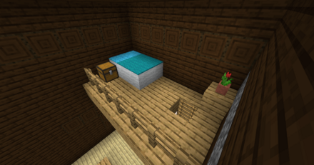 ロフト付きのベッドルーム　2階