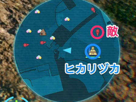 夜の探索ミニマップ