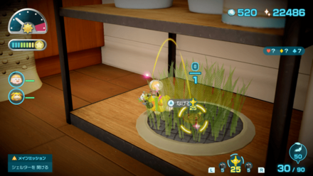 落とし穴のふたの場所の見た目