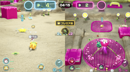 開幕はペレットを回収