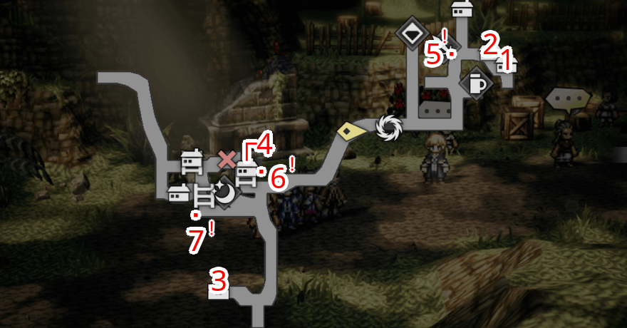 ケノモの村 宝箱 位置