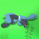 リオルの星1寝顔画像