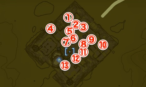 ゲルドの街のマップ