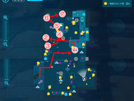 超重配送センターのマップ画像