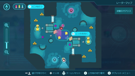 決戦のオアシスのフロアマップ