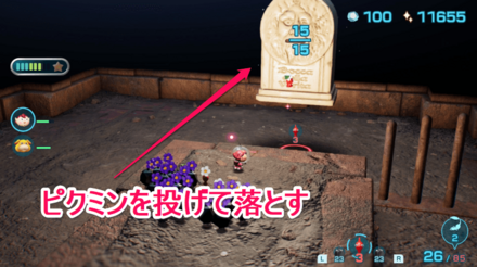 出まかせの口の場所の見た目