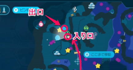 入り口と出口が異なる洞窟もある