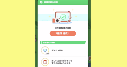 寝顔図鑑を7種類埋めると解放される