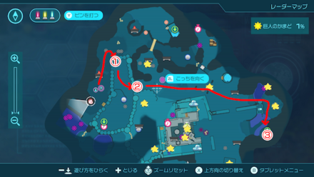 熱砂の決闘場のマップ画像