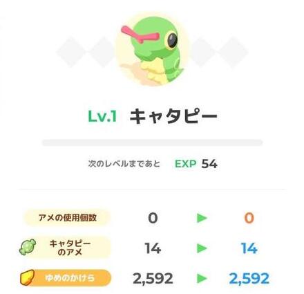 ポケモンのレベルアップに使う
