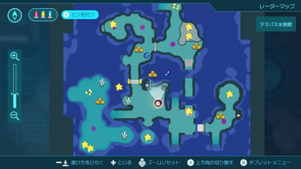 テキパキ水族館のフロアマップ