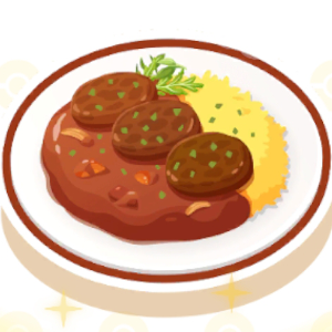 マメバーグカレー画像