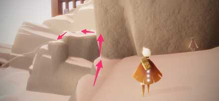 スケートリンクエリアに到着後