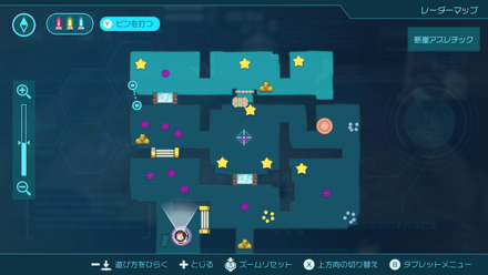 断崖アスレチックのフロアマップ