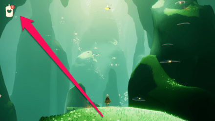 エリアすぐの場所から左上