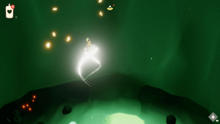 エリアすぐの場所から左上