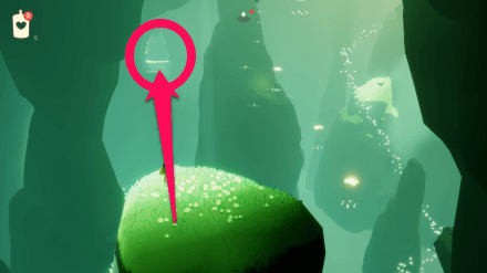 エリアすぐの場所から左上