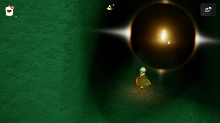 エリアすぐの場所から左上