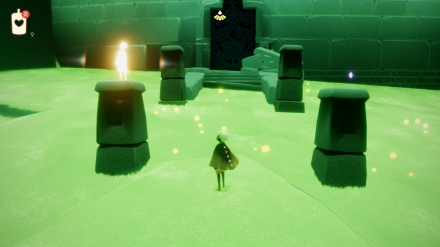 左上の鳥の群れの発生源