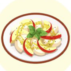 ポケスリ】メロメロりんごのチーズサラダの料理レシピと獲得 ポケスリ】メロメロりんごのチーズサラダの料理レシピと獲得