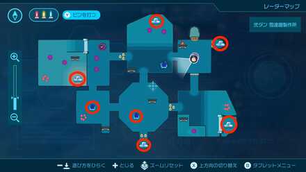 弐ダン雪達磨製作所のフロアマップ