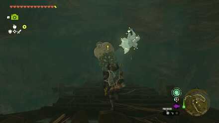 タバール森林の洞窟にいるマヨイの場所