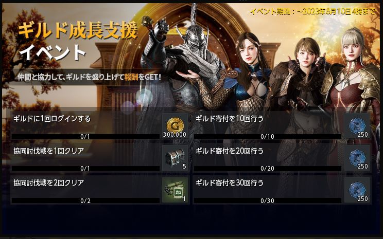 ギルド成長支援イベント