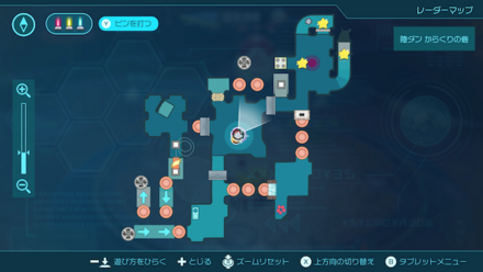 陸ダンからくりの砦のフロアマップ