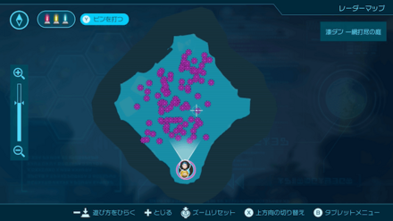 漆ダン一網打尽の庭のフロアマップ