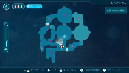 玖ダン淘汰の縄張りのフロアマップ