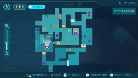 終ダン紫の免許皆傅のフロアマップ