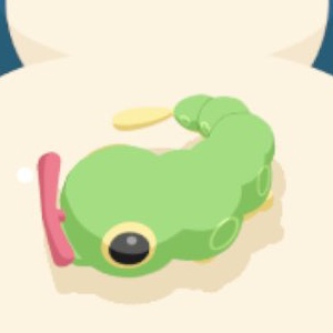 キャタピーの星4寝顔画像