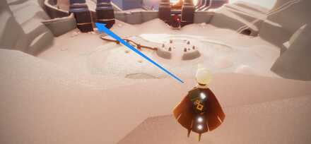 スケートリンクエリアに到着後