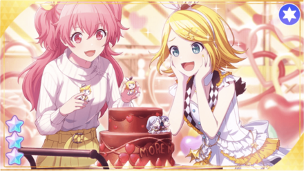 ［アイドル・オン・ケーキ♪］鏡音リン