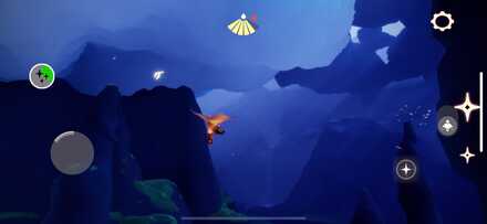 光の生き物は移動していく