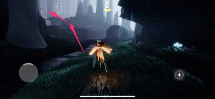 次のエリアに入ったらトンネルの手前で左折する