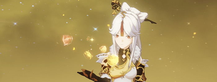 凝光のおすすめ聖遺物とステータス