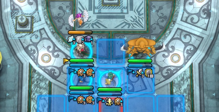 下側→上側の順番で倒す