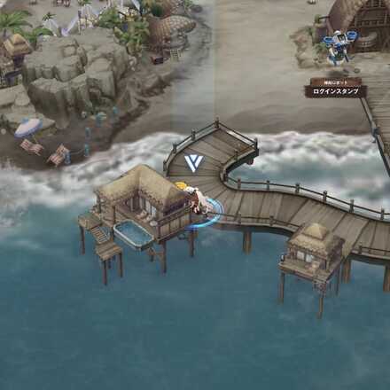 ログインスタンプ左下