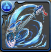 カリンのTRIANGLEBEAT仕様ギターの画像