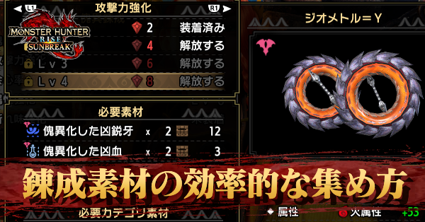 錬成素材の効率的な集め方のアイキャッチ