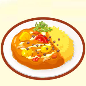 ぜったいねむりバターカレー画像