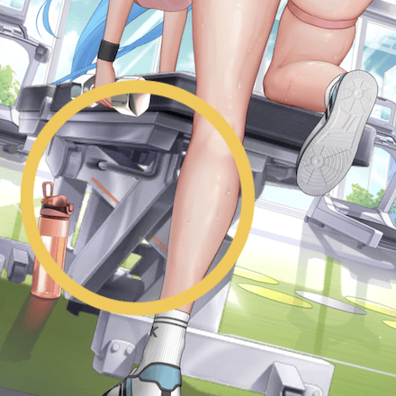 少女廻戦のストレッチャーのタップする場所