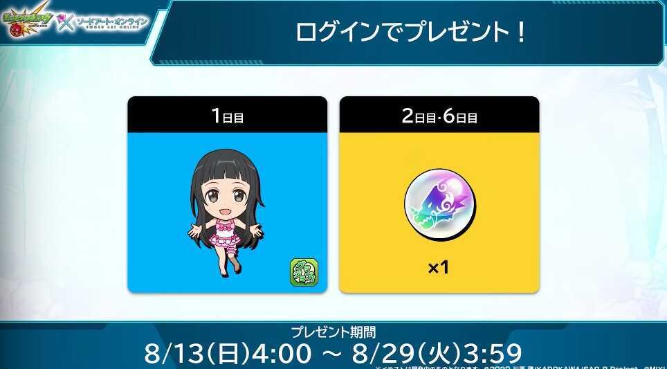 ログインプレゼント